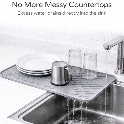 Kitchenova™ Pro-Dry Silicone Dish Drying Mat